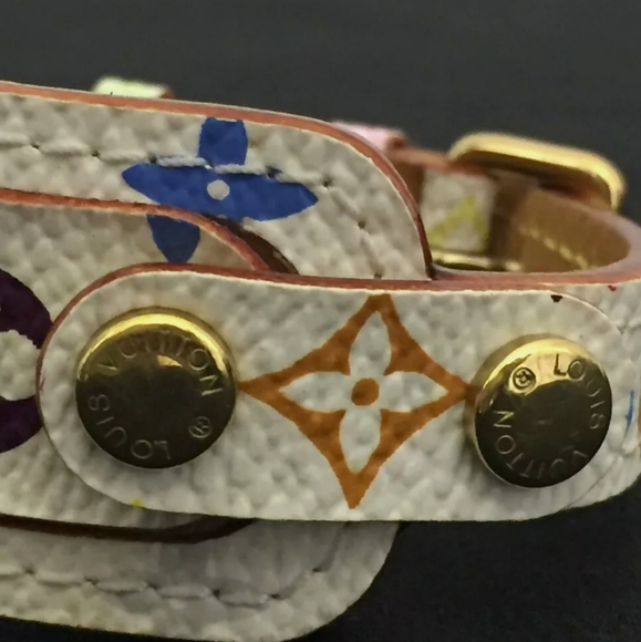 LOUIS VUITTON MONOGRAM MULTICOLOR GAMBLE BRACELET PORTE ADDRESS BRACELET/Q5516 - Picture 5 of 10